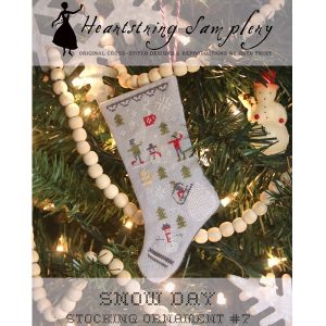 Snow Day Stocking Ornament chart by Heartstring Samplery