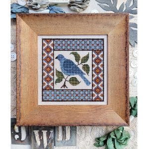 Plaid Bird chart by Hello From Liz Mathews
