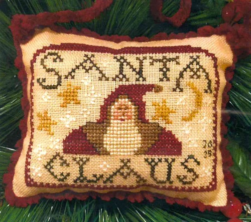 2019 Santa Ornament ~ Dapper Santa by Homespun Elegance