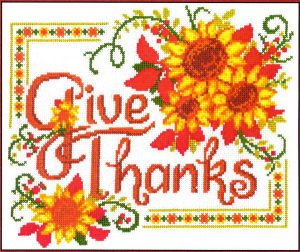 Give Thanks Sunflowers