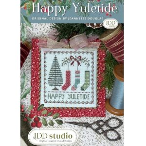 Happy Yuletide chart by Jeannette Douglas Designs