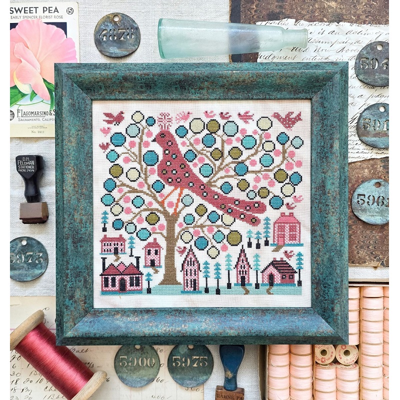 Dot the Bird chart by Kathy Barrick Designs - Nashville26