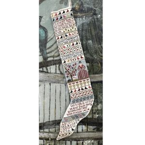 Truth & Virtue Stocking & Sampler chart by Kathy Barrick