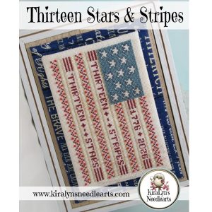 Thirteen Stars and Stripes chart by KiraLyn’s Needlearts
