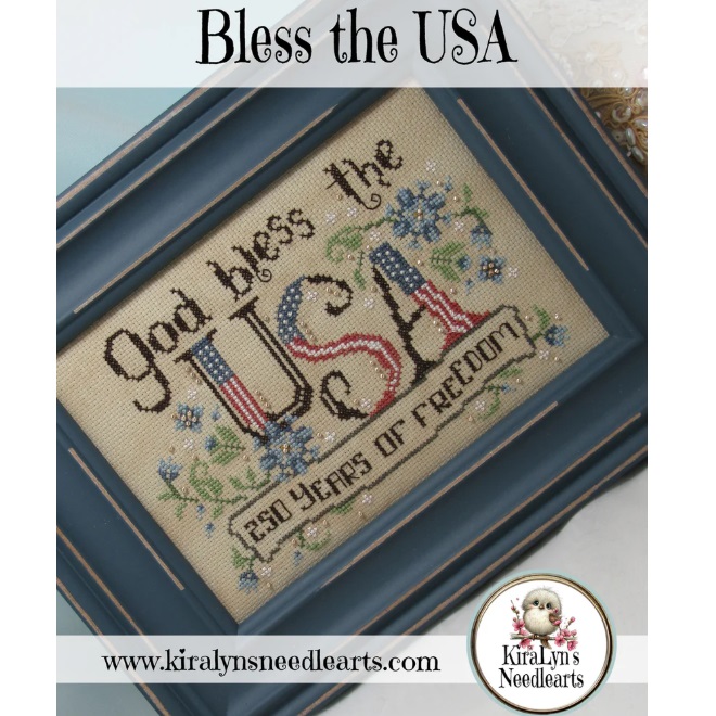 God Bless the USA chart by KiraLyn’s Needlearts
