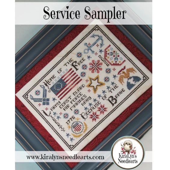 Service Sampler chart by Kiralyn's Needlearts
