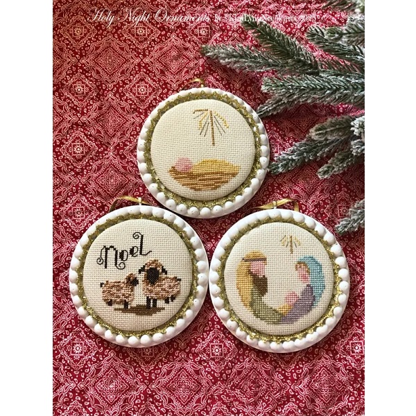 Holy Night Ornaments 1 by KiraLyns Needlearts