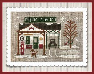 Hometown Holiday ~ Pop’s Filling Station by Little House Needleworks
