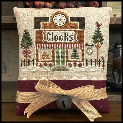 Hometown Holiday ~ Clockmaker by Little House Needleworks