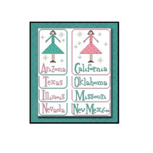 Route 66 – The States by Little House Needleworks