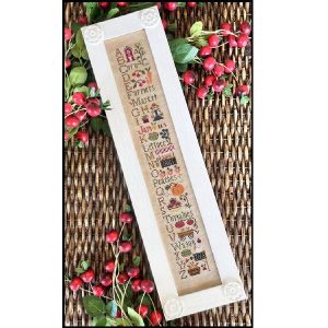 Farmers Market ABC’s chart by Little House Needleworks