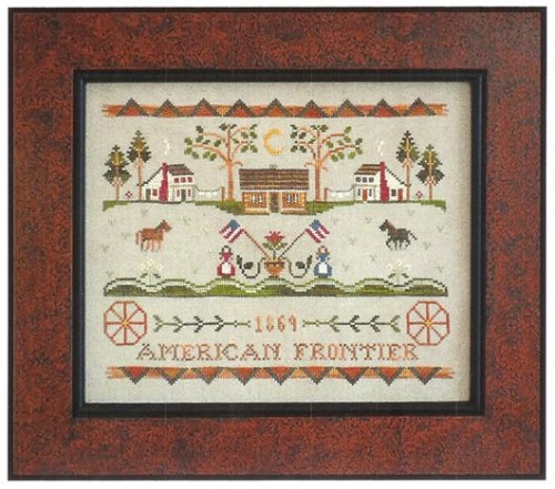 Little House Needleworks ~ Tumbleweeds, American Frontier chart by Little House Needleworks