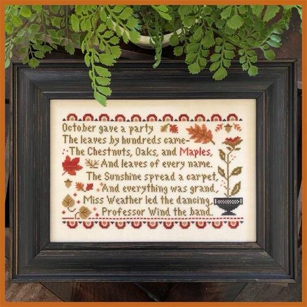 October's Party by Little House Needleworks