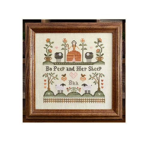 Little House Needleworks ~ Bo Peep and Her Sheep