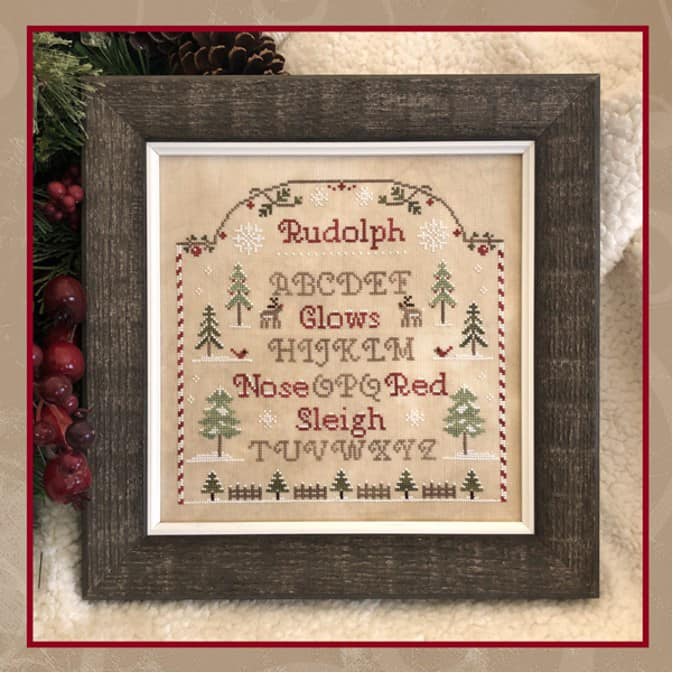 Rudolph's Sampler by Little House Needleworks