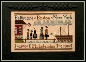 Coming To America chart by Little House Needleworks