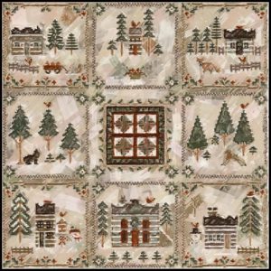 Log Cabin Christmas by Little House Needleworks
