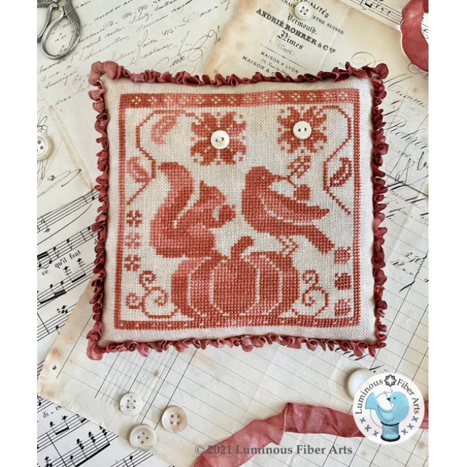 Gathering Acorns by Luminous Fiber Arts