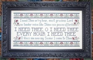 I Need Thee Every Hour