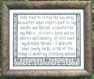 My Stitching and Me