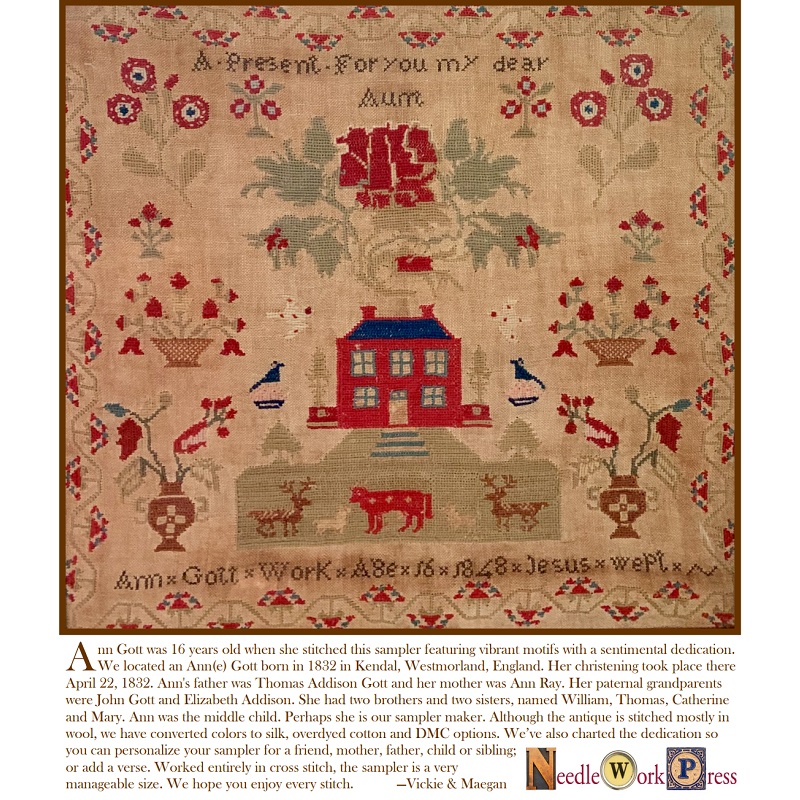 Ann Gott 1848 by NeedleWork Press