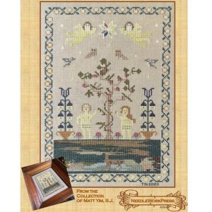 Petite Adam & Eve Sampler by NeedleWork Press