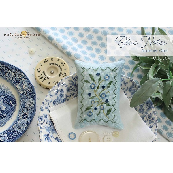 Blue Notes #1 chart by October House Fiber Arts - Nashville26