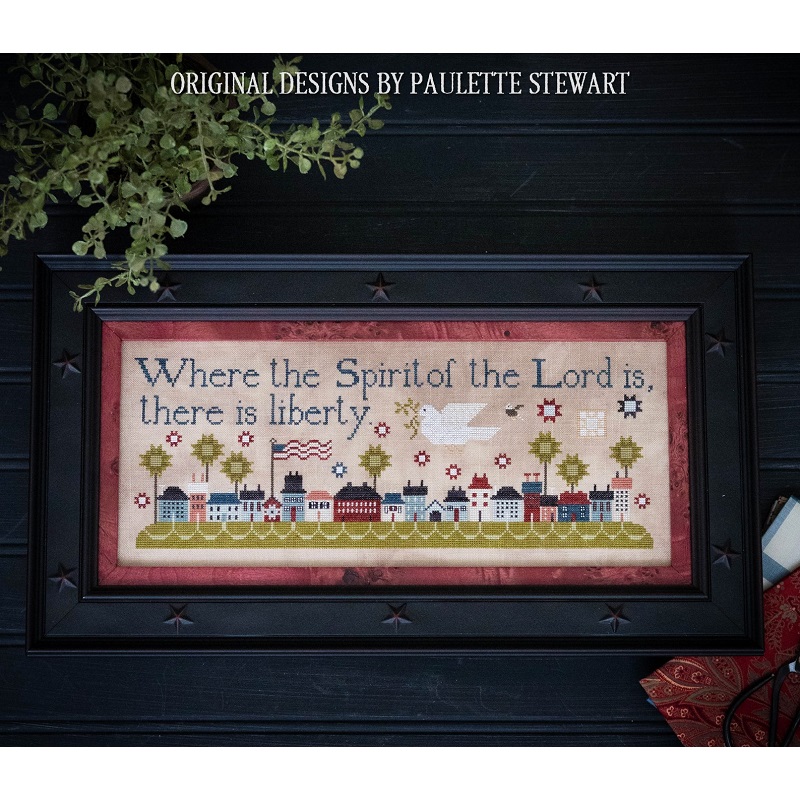 There Is Liberty by Plum Street Samplers