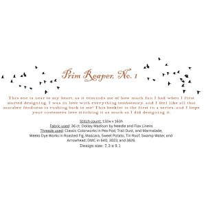 Prim Reaper, No. 1 chart by Plum Street Samplers