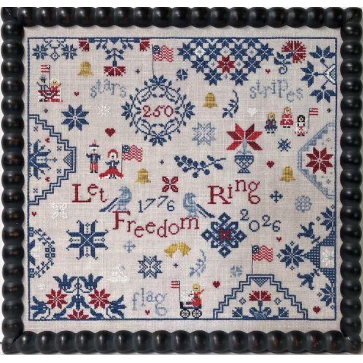 Simple Gifts-Freedom chart by Praiseworthy Stitches