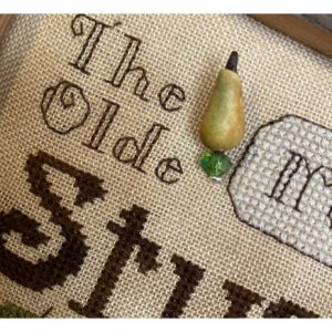 Pin and fabric printed tree for Olde Stuyvesant Pear Tree by Primitive Hare