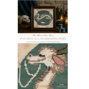 Stitching is a Never Ending Story chart by Primitive Hare