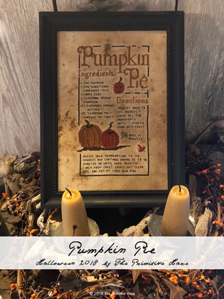 Pumpkin Pie chart by Primitive Hare