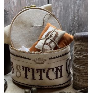 Cross Stitch Queen basket kit by Primitive Hare