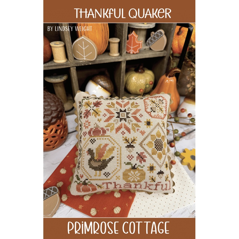 Thankful Quaker chart by Primrose Cottage