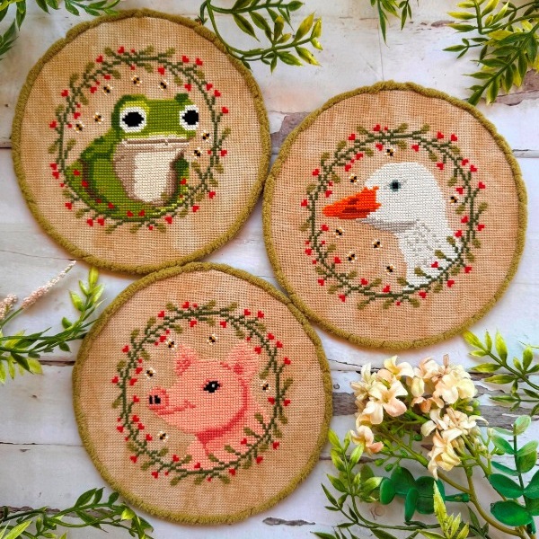 Animals Trio: Countryside chart by PuntiniPuntini