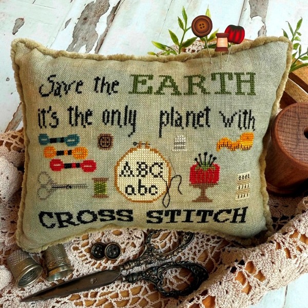 Save The Earth: Cross Stitch chart by PuntiniPuntini