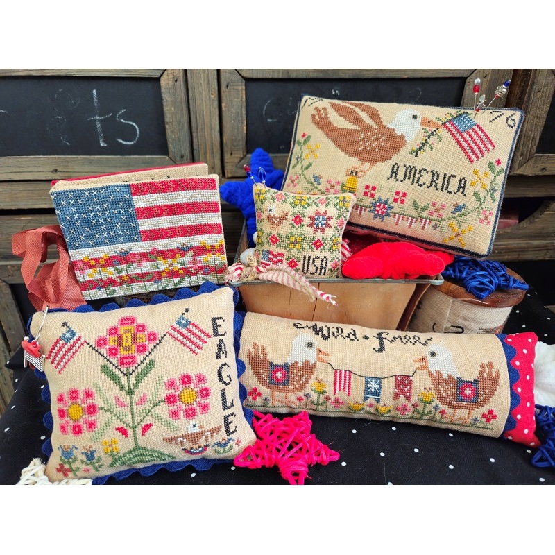 Wildflowers + Freedom chart pack by Quaint Rose