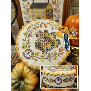 Pin Drum Shorties  Month #11 Turkey chart by Quaint Rose Needlearts