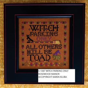 Witch Parking Only chart by Rosewood Manor