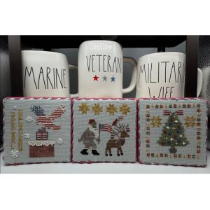Patriotic Christmas by SamBrie Stitches