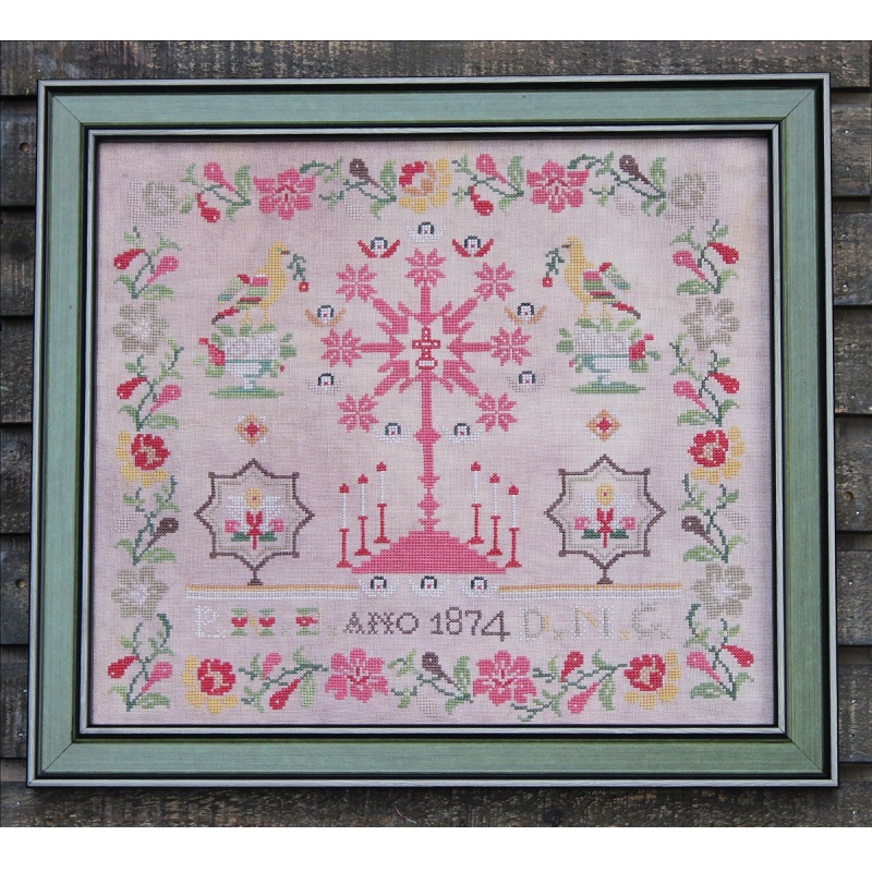 Pretty in Pink chart by Sam Brie Stitches - Nashville26