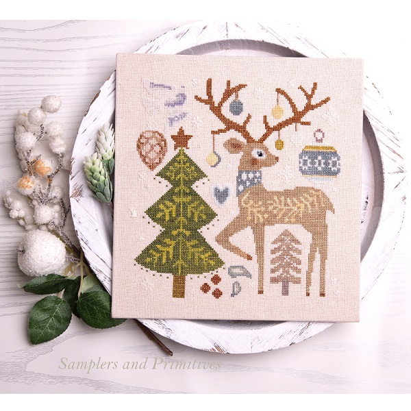 Festive Reindeer chart by Samplers and Primitives