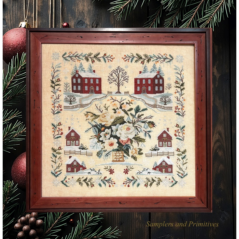 Winter Day Sampler chart by Samplers and Primitives