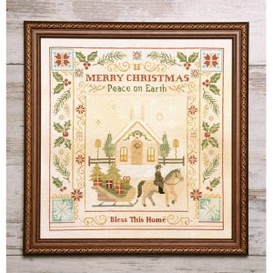 Christmas Blessings chart by Samplers and Primitives