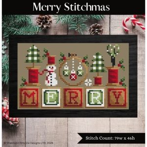 Merry Stitchmas chart by Shannon Christine