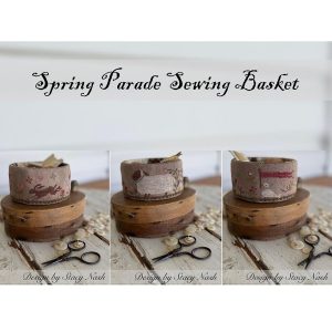 Spring Parade Sewing Basket chart by Stacy Nash Designs – Nashville26