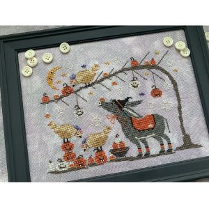 Halloween Chicken and Waffles chart by Stitches By Ethel