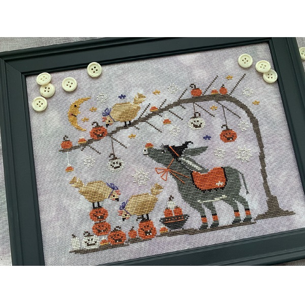 Halloween Chicken and Waffles chart by Stitches By Ethel
