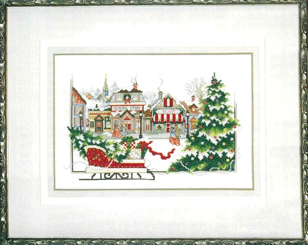 Christmas Sleigh in the Village